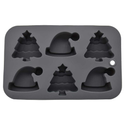SILICONE GINGERBREAD CHRISTMAS COOKIE MOLD 3033